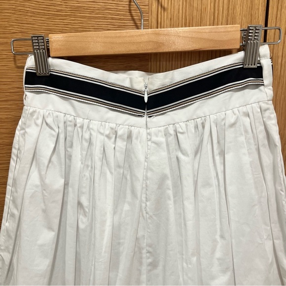 Cavalli Class | White Midi Skirt | Black Trim | Size 4 - Picture 5 of 8